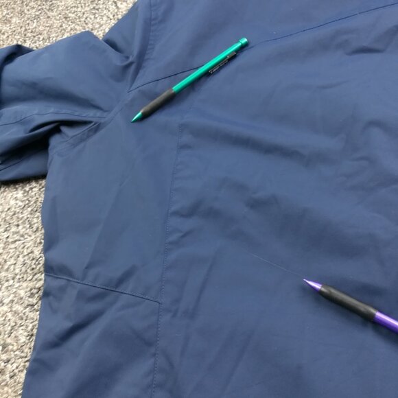 LL Bean Coat Winter Warmer Jacket Sherpa Lined Quilted Blue Womens 1X - Picture 8 of 8